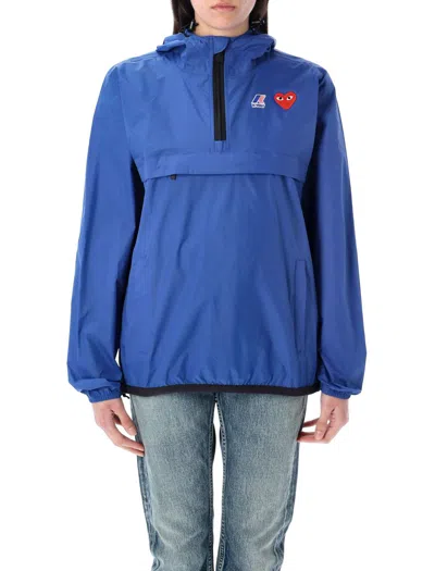 COMME DES GARÇONS PLAY COMME DES GARÇONS PLAY HALF-ZIP PACKABLE JACKET