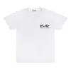 Comme Des Garçons Play Comme Des Garcons Play Kawakubo Rei Alphabet Logo Printing Short Sleeve White
