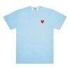 Comme Des Garçons Play Comme Des Garcons Play Kawakubo Rei Red Love Embroidered Blue