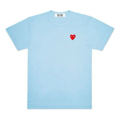 Comme Des Garçons Play Comme Des Garcons Play Kawakubo Rei Red Love Embroidered Blue