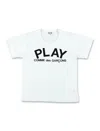 Comme Des Garçons Play Kid - Logo T-shirt In White