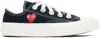 Comme Des Garçons Play Kids Black Converse Edition Chuck 70 Og Single Heart Low Top Sneakers In 1 - Black