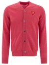 Comme Des Garçons Play Embroidered Ribbed Cuffs And Hem Sweater