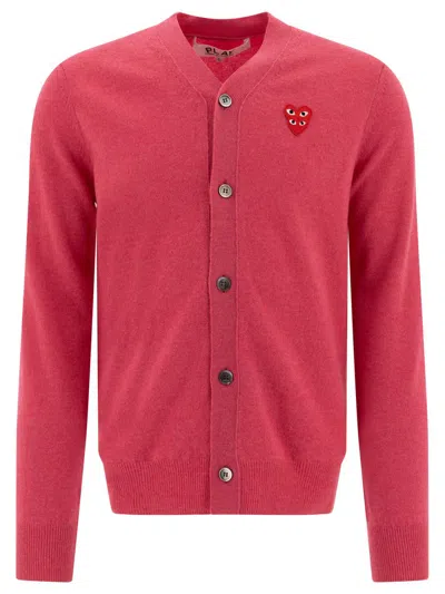 Comme Des Garçons Play Knitwear In Pink