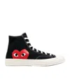 Comme Des Garçons Play X Converse Chuck Taylor Canvas High-top Sneakers In Black