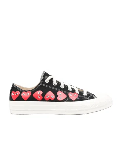 COMME DES GARÇONS PLAY LACE UP SNEAKERS
