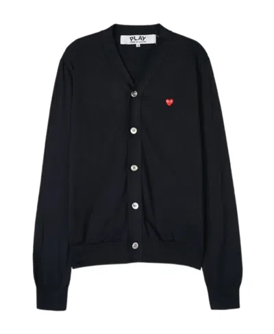 COMME DES GARÇONS PLAY LOGO CARDIGAN