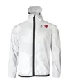 Comme Des Garçons Play X K-way Hooded Light Jacket In White
