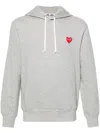 COMME DES GARÇONS PLAY LOGO COTTON HOODIE