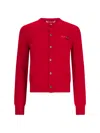 Comme Des Garçons Play Cardigan-l Nd Comme Des Garcons Play Female In Red