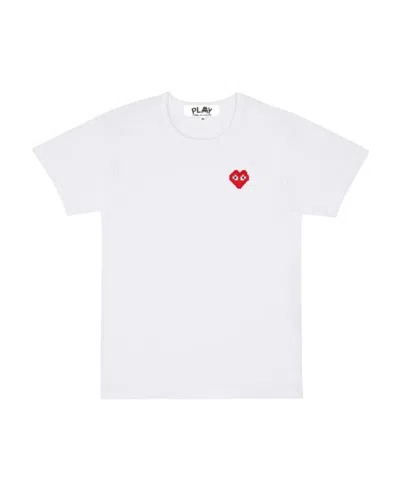 COMME DES GARÇONS PLAY LOGO DETAILS SHORT-SLEEVED T-SHIRT