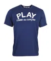 Comme Des Garçons Play Camiseta - Play In Blue