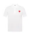 Comme Des Garçons Play Polo Shirt Comme Des Garcons Play Men Color White In White