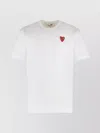 Comme Des Garçons Play Mens Comme Des Garcons Play Overlap-heart Print Cotton-jersey T-shirt
