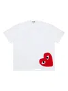 Comme Des Garçons Play Logo Heart-detail T-shirt In Multi