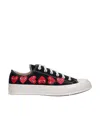 Comme Des Garçons Play Converse X Cdg Sneakers In White