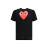 Comme Des Garçons Play Comme Des Garcons Play Heart Print T-shirt