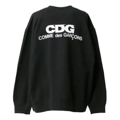 Comme Des Garçons Play Comme Des Garcons Play Logo Oversized Sweatshirt 'black'