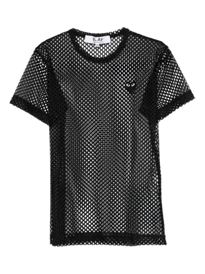 Comme Des Garçons Play Comme Des Garcons Play T Shirts And Polos Black