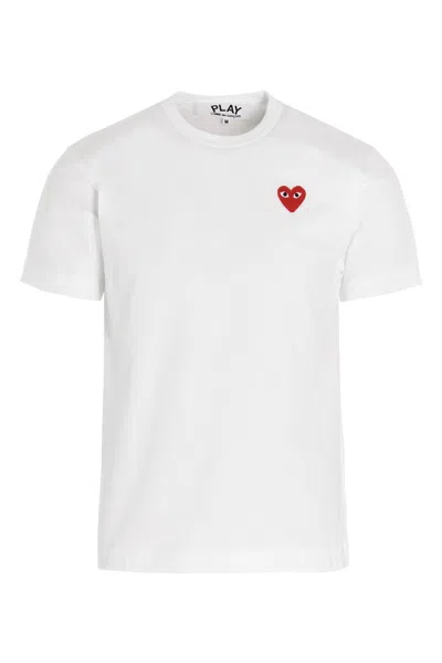 COMME DES GARÇONS PLAY LOGO PATCH T-SHIRT