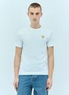 Comme Des Garçons Play Logo Patch T-shirt In White