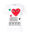 Comme Des Garçons Play T-shirt Comme Des Garcons Play Woman Color White In White