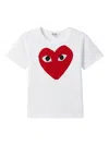Comme Des Garçons Play Heart-print T-shirt In White