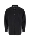 Comme Des Garçons Play Logo Shirt In Black