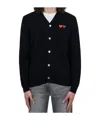 Comme Des Garçons Play Logo Sweater In Black
