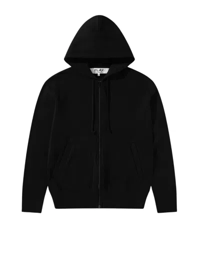 Comme Des Garçons Play Logo Sweater In Black