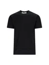 Comme Des Garçons Play Logo T-shirt In Black