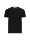 Comme Des Garçons Play Logo T-shirt In Black