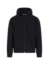 Comme Des Garçons Play Hooded Sweatshirt With Drawstring And Pockets