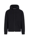Comme Des Garçons Play Hooded Sweatshirt With Drawstring And Pockets