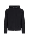 Comme Des Garçons Play Hooded Sweatshirt With Drawstring And Pockets