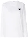 Comme Des Garçons Play Crew Neck Long Sleeves T-shirt