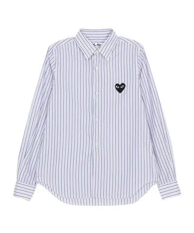 Comme Des Garçons Play Long Sleeve Shirt In Multi