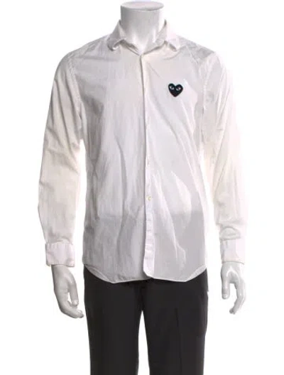 Pre-owned Comme Des Garçons Play Long Sleeve Shirt In Neutral