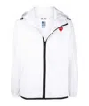 Comme Des Garçons Play Comme Des Garcons Play Men's Beige  X K-way Hooded Shell Jacket In White