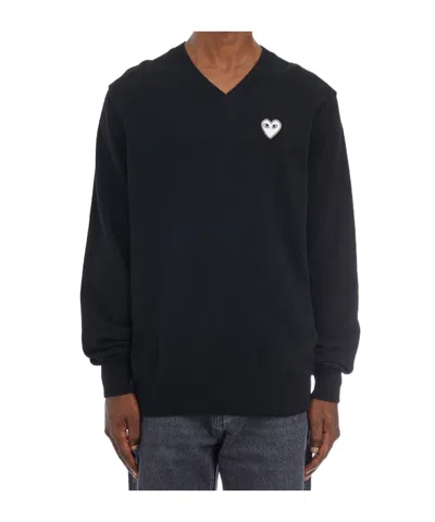 COMME DES GARÇONS PLAY LONG-SLEEVED SWEATER