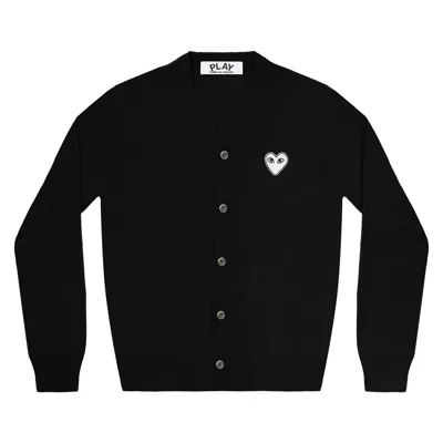 Comme Des Garçons Play Long-sleeved Sweater In Black
