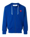 Comme Des Garçons Play Long-sleeved Sweater In Blue