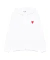 Comme Des Garçons Play Long-sleeved Sweater In White