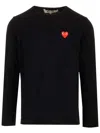 Comme Des Garçons Play Long-sleeved Wool Sweater Knitwear Black