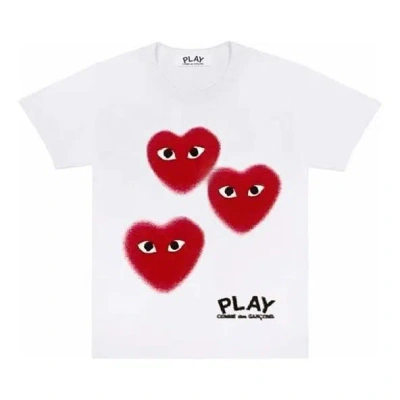 Comme Des Garçons Play Comme Des Garcons Play Love Short Sleeve White