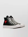 Comme Des Garçons Play Canvas Converse Sneakers Collaboration