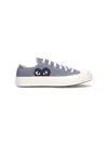 Comme Des Garçons Play Low Top "chuck Taylor" Sneakers In Gray