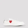 Comme Des Garçons Play Converse Chuck Taylor All Star In White