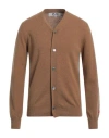 Comme Des Garçons Play Man Cardigan Camel Size Xxl Wool In Beige