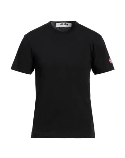 Comme Des Garçons Play Man T-shirt Black Size Xl Cotton